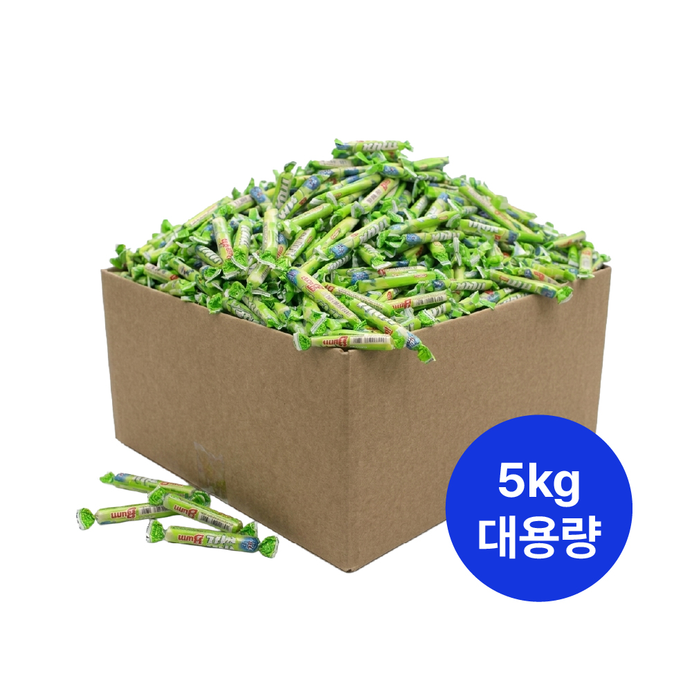 타야스 미니얌 츄이 캔디 사과맛 5kg